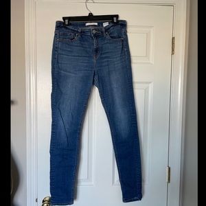 Skinny mid rise regular jeans